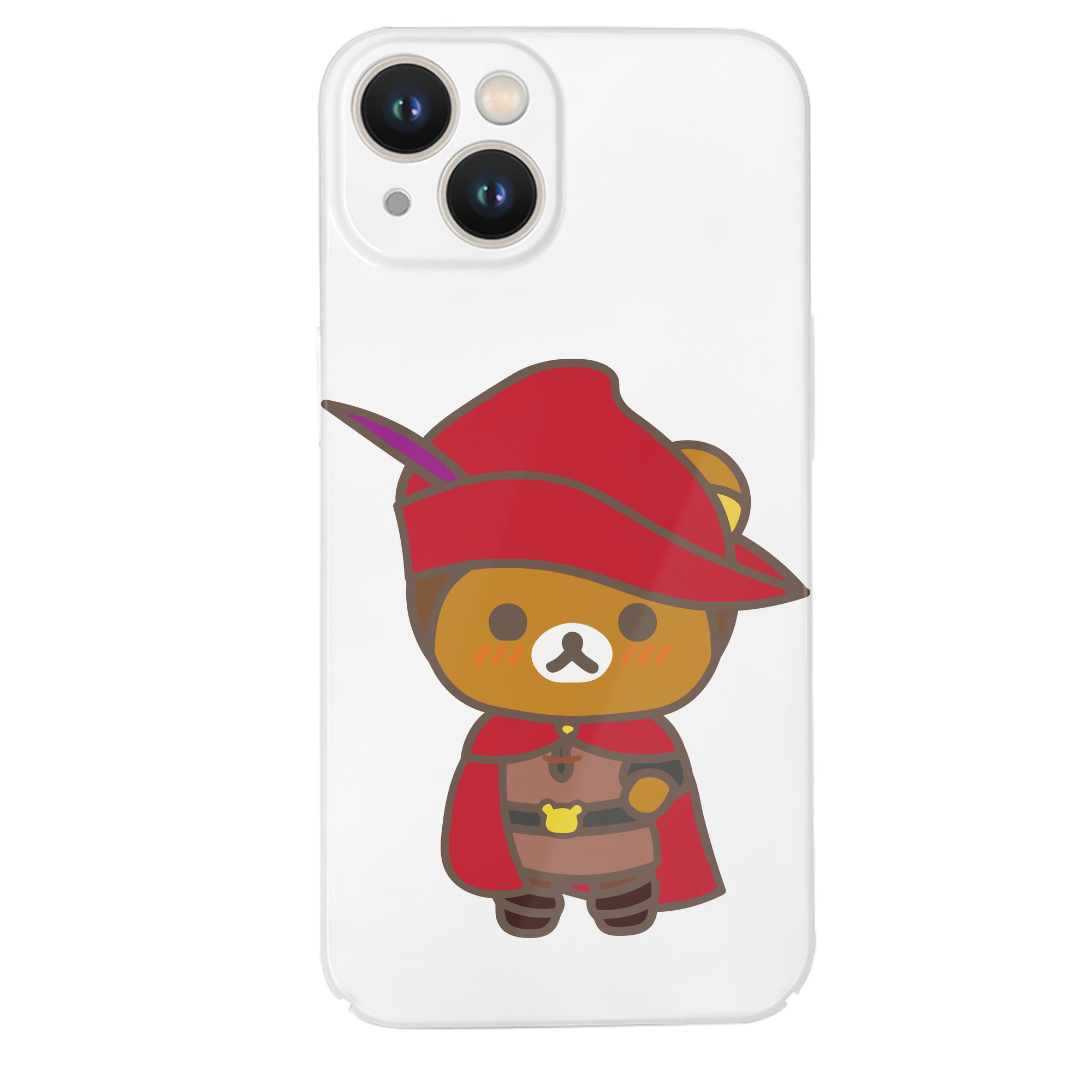 （画像用） リラックマ リラックマ キイロイトリ Rilakkuma Korilakkuma Kiiroitori 【iPhone 14シリーズ対応】ハードケース